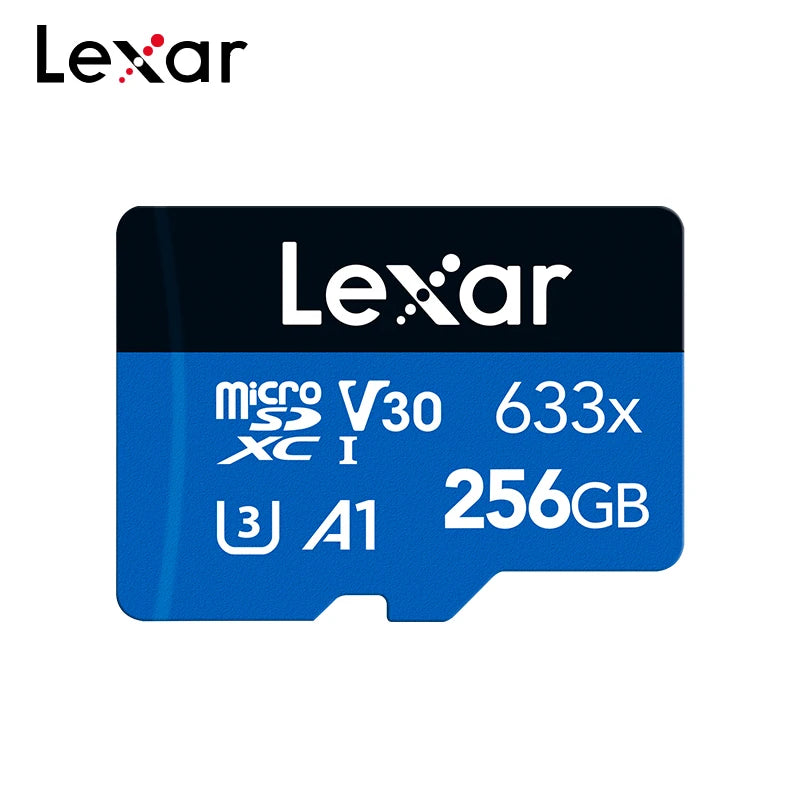 Lexar-micro cartão de memória sd 633x, até 100 mb/s, 512gb, 256gb, 128gb, 64gb, sdxc, tf, 32gb, sdhc, cartões flash para o telefone