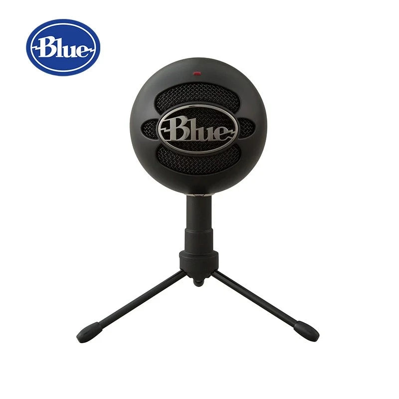Logitech Blue Snowball ICE Microfone Pacotes Simples USB Condensador Anchor Live K Song Call Gravação Cantando Para Pc Laptop Mac