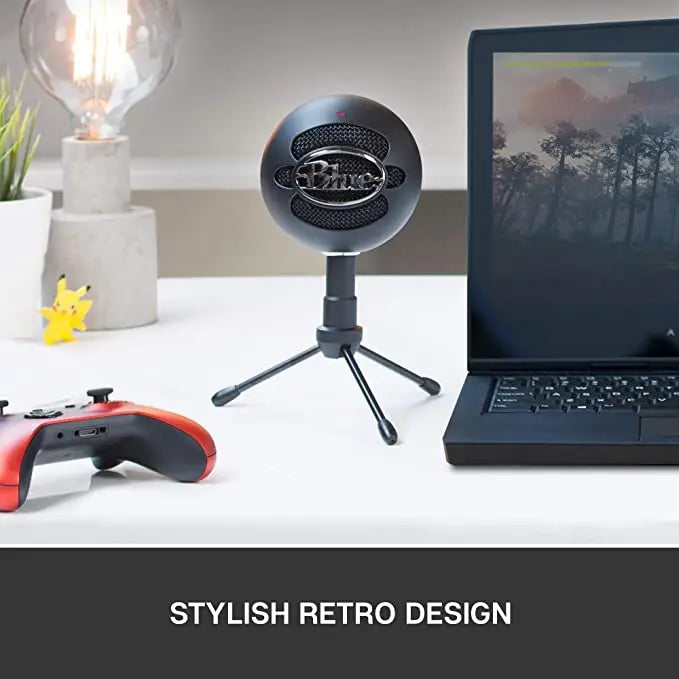 Logitech Blue Snowball ICE Microfone Pacotes Simples USB Condensador Anchor Live K Song Call Gravação Cantando Para Pc Laptop Mac