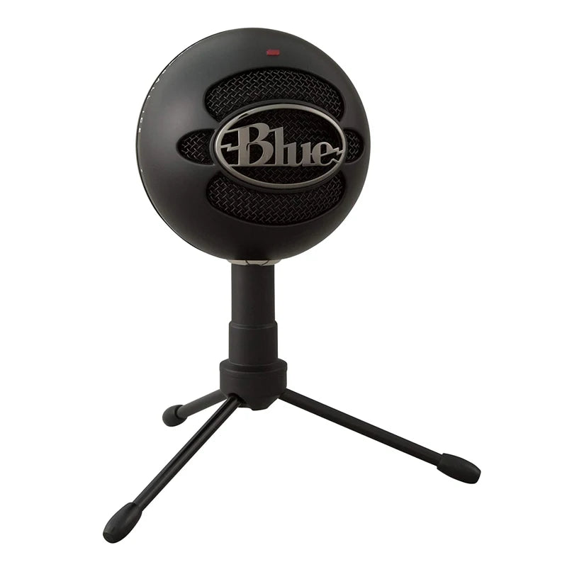 Logitech Blue Snowball ICE Microfone Pacotes Simples USB Condensador Anchor Live K Song Call Gravação Cantando Para Pc Laptop Mac