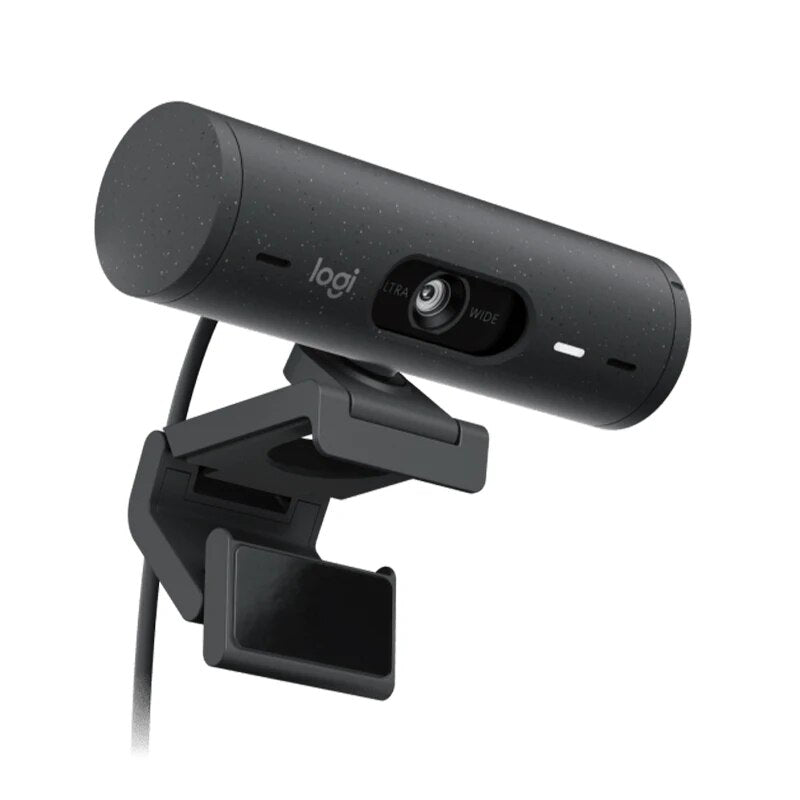 Logitech-Brio 500 Webcam Correção de luz Full HD Cam, Rightlight 4, Modo de Show de Framing Automático, 1080p, Estreia Mundial