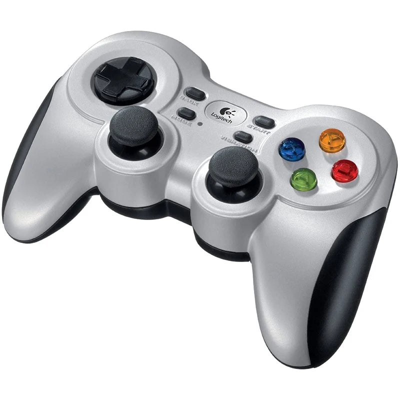 Logitech-F710 Gamepad sem fio, 2.4 GHz, controlador USB NanoReceiver, feedback de vibração dupla, 4 Switch, D-Pad