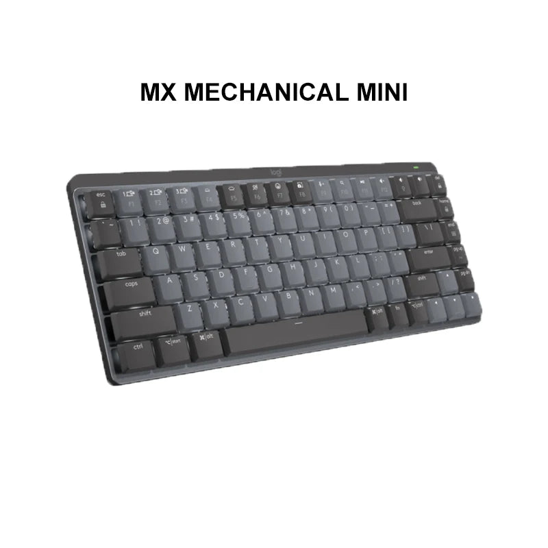 Logitech MX Mechanical Mini Wireless Gaming Keyboard Office Gaming Keyboard for Windows IOS Android Wireless Bluetooth Keyboard