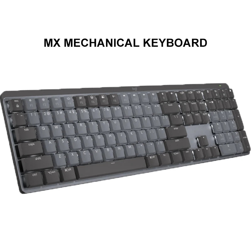 Logitech MX Mechanical Mini Wireless Gaming Keyboard Office Gaming Keyboard for Windows IOS Android Wireless Bluetooth Keyboard