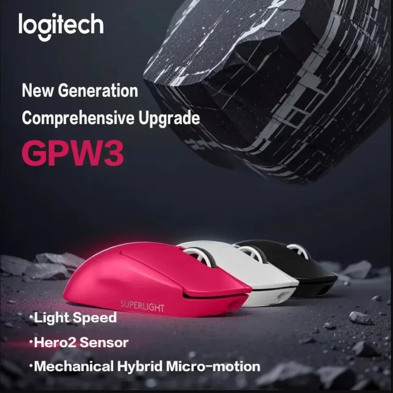 Logitech-Pro X Superlight 2 GPW3 Mouse sem fio, Gaming Mouse, Atualização de segunda geração, Sensor Hero2