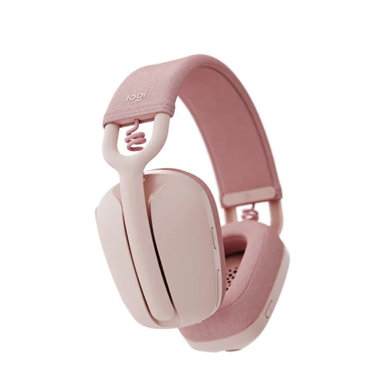 Logitech Zone Vibe 100 Lightweight Wireless Headphones com microfone, cancelamento de ruído, multiponto avançado, Bluetooth, Gaming Hedest