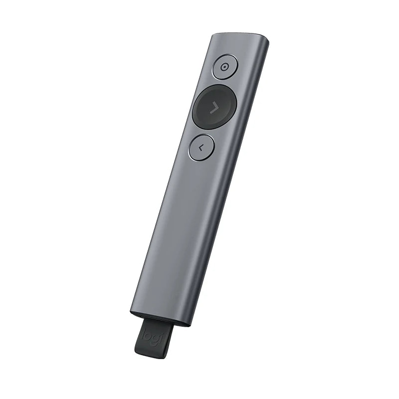 Logitech-controle remoto sem fio para apresentador, controle remoto, digital, com usb, bluetooth, conexão dupla