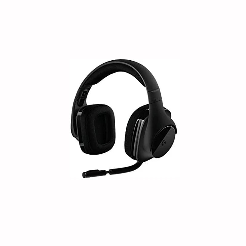 Logitech (g) g533 fones de ouvido 7.1 jogo som surround sem fio fone microfone competição computador fone de ouvido