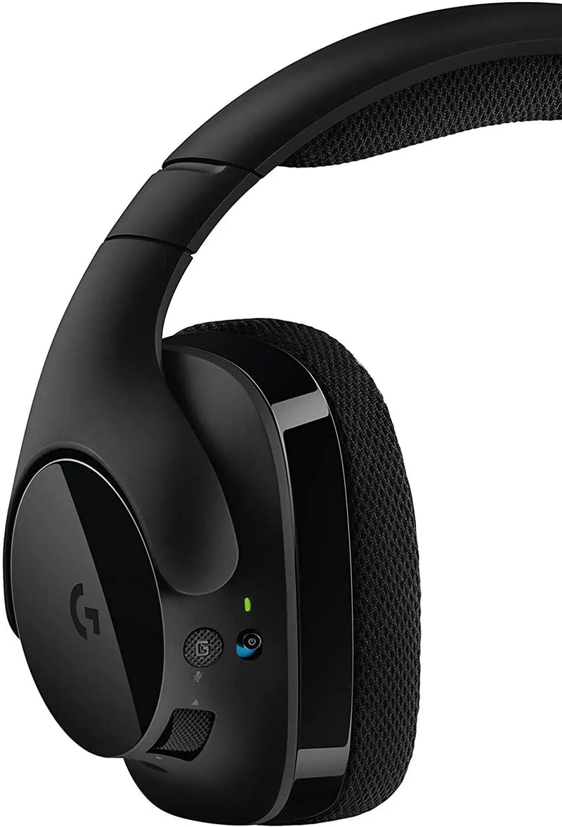 Logitech (g) g533 fones de ouvido 7.1 jogo som surround sem fio fone microfone competição computador fone de ouvido