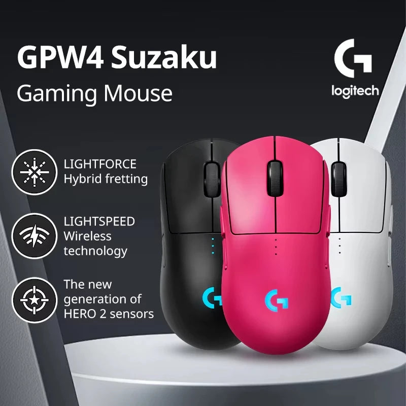 Logitech g pro 2 lightspeed mouse para jogos sem fio pc gamer mouse bluetooth gpw 4 novo original