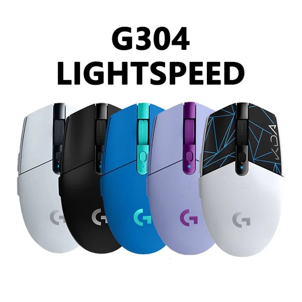Logitech-g304/g305 kda mouse para jogos sem fio, 12000dpi, sensor hero, rgb, usb, botão mecânico, para computador