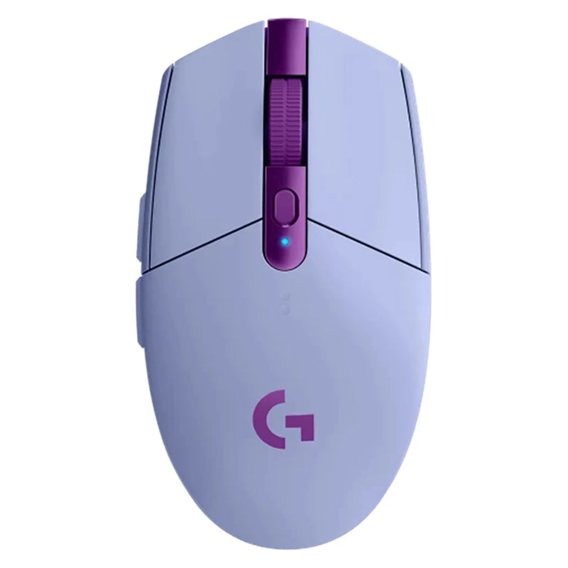 Logitech-g304/g305 kda mouse para jogos sem fio, 12000dpi, sensor hero, rgb, usb, botão mecânico, para computador