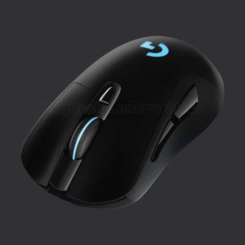 Logitech g703 herói lightspeed gaming mouse com 25k dpi 1ms taxa de relatório powerplay compatível braço de 32 bits mouse sem fio