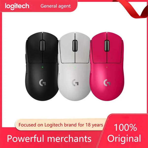 Logitech-gpw mouse para jogos sem fio, acessórios portáteis recarregáveis, gamer, gamer, king g pro, terceira geração