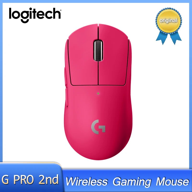 Logitech-hero g pro x 25k mouse sem fio para jogos, acessórios mecânicos para jogos, sensor 16k dpi, cor rosa