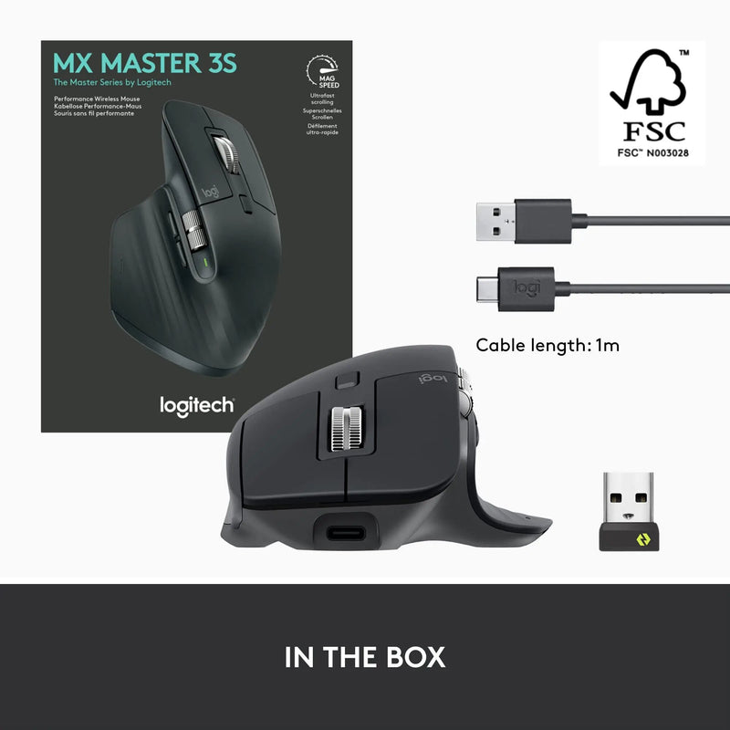 Logitech mx master 3s 3 mouse em qualquer lugar 2s mouse sem fio bluetooth mouse de escritório com receptor sem fio 2.4g mx master 2s atualização