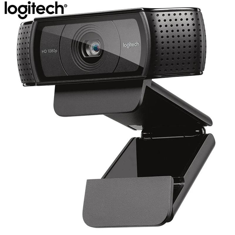 Logitech-webcam inteligente c920e hd pro para computador, usb, 1080p, gravação de vídeo, gravação, cmos, versão de atualização, cmos