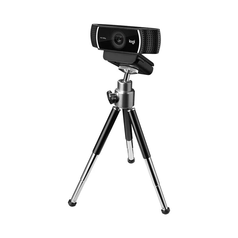 Logitech-webcam pro c922, com fluxo integrado de foco automático, HD 1080p, para streaming e gravação, original