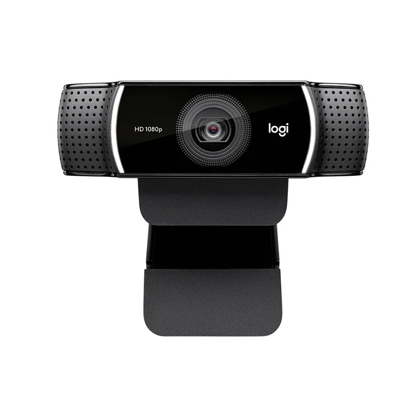 Logitech-webcam pro c922, com fluxo integrado de foco automático, HD 1080p, para streaming e gravação, original