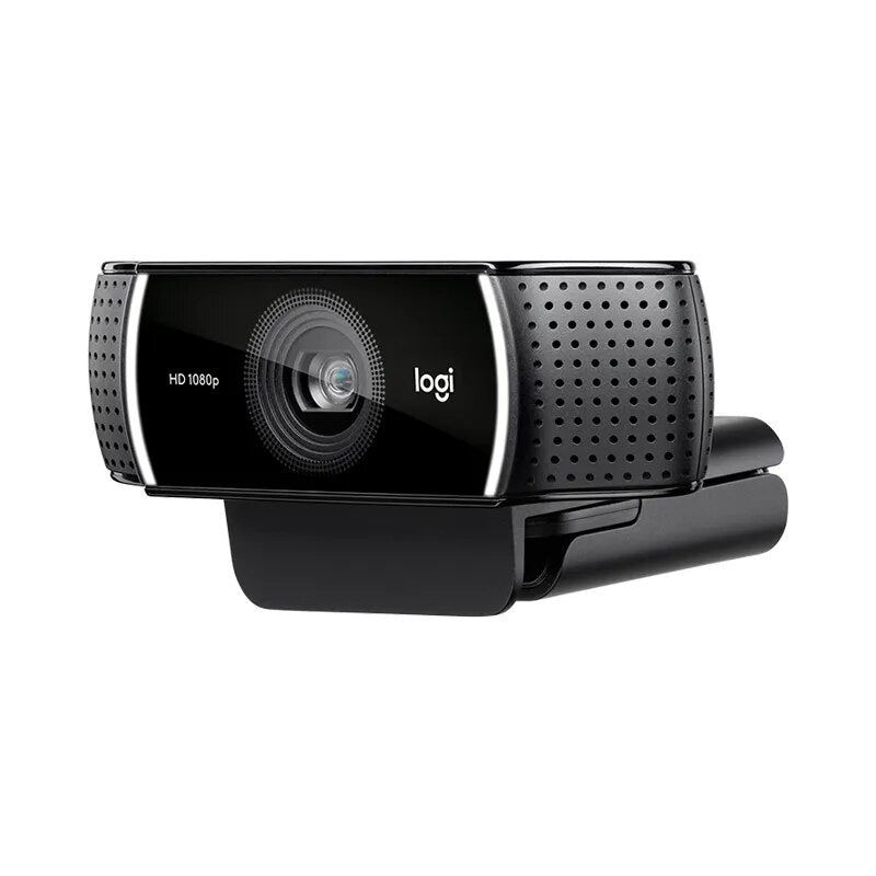 Logitech-webcam pro c922, com fluxo integrado de foco automático, HD 1080p, para streaming e gravação, original