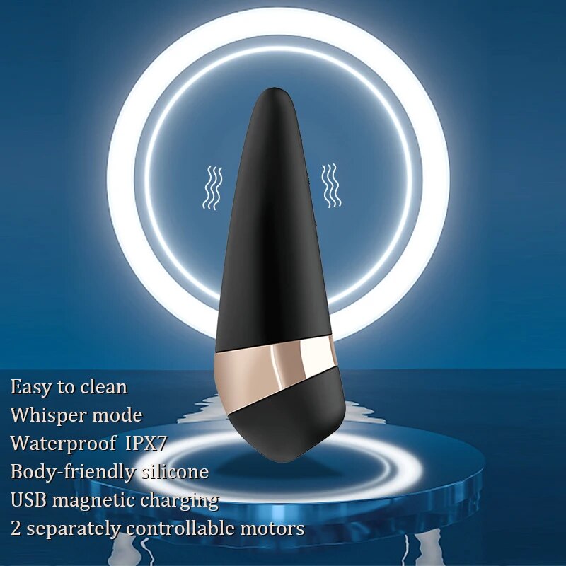 Masturbador pro 3 + chupando vibrador, estimulador do clitóris, otário do mamilo, brinquedos sexuais adultos para as mulheres