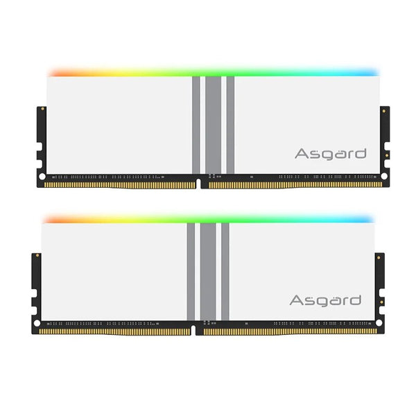 Memória RAM DDR4 para PC, 8GB x 2, 3200MHz, 3600MHz, CL14, RGB, Polar, Branco Desempenho de Overclocking para Desktop