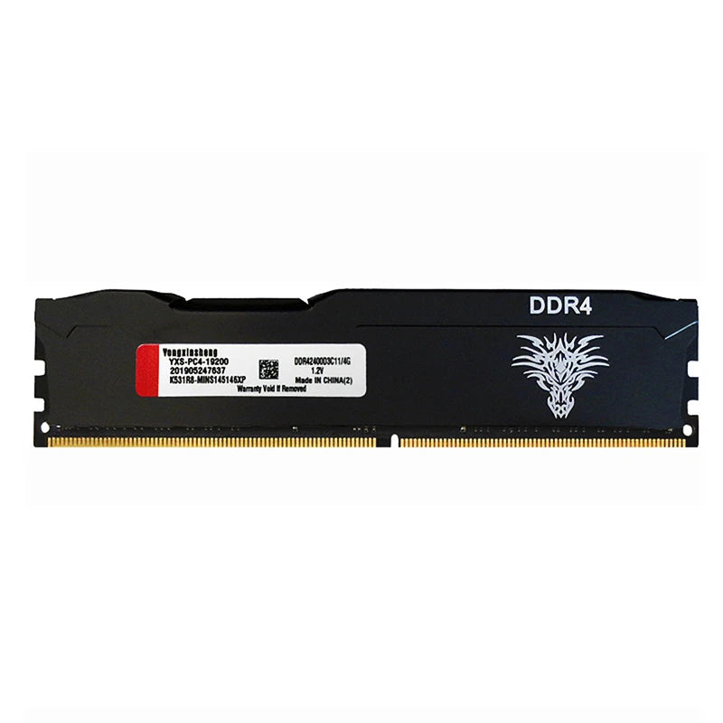 Memória do Desktop do jogo Ram, Não-ECC, LPX, DDR3, DDR4, 4GB, 8GB, 16GB, 1600, 1866, 2400, 2666MHz, 3200MHz, PC3-12800, PC4-21300, PC4-25600, DIMM