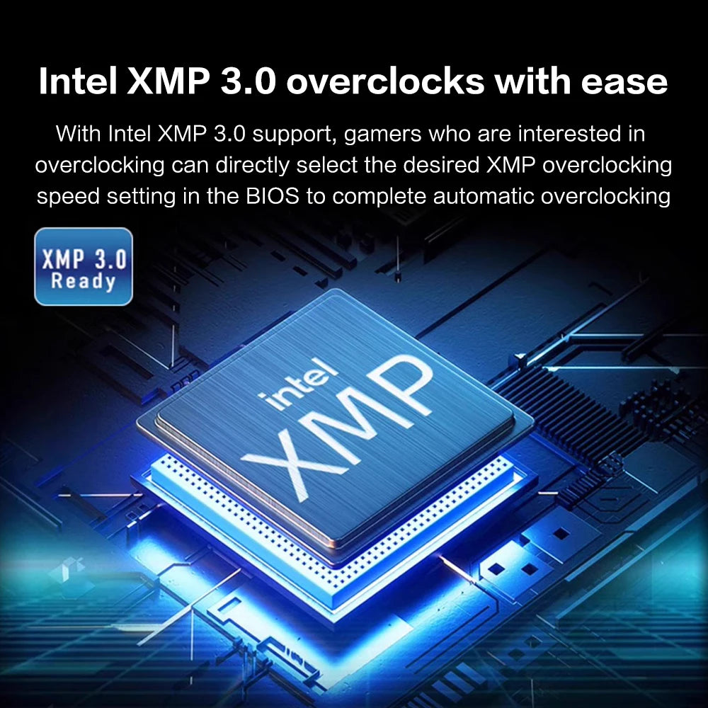 Memória DDR5 16GB RGB p/ PC, kit 2 unid., 6000-6600MT/s, alto desempenho