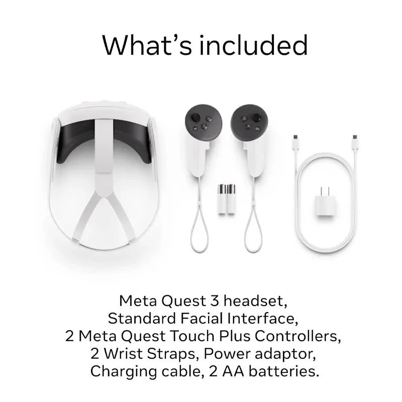 Meta Quest 3-óculos de realidade mista, avanço, desempenho poderoso, presente de férias, vida requintada, novo estilo, 128GB, 2024
