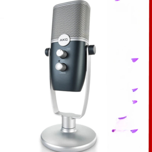 Microfone capacitor com USB, gravação de áudio profissional, música principal K ao vivo, computador celular