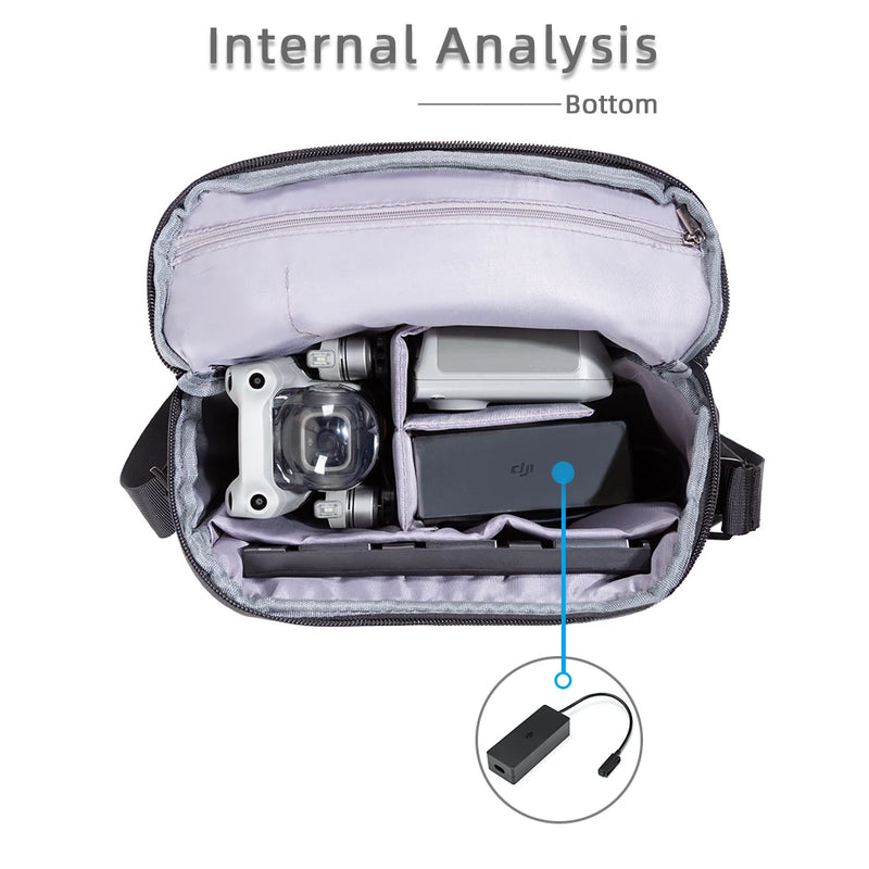 Mochila para DJI Mini 4 Pro, Bolsa de Ombro, Bolsa de Viagem para DJI Mini 2, Air 2S, Mini 3, Mini 3 Pro, Drone Acessórios
