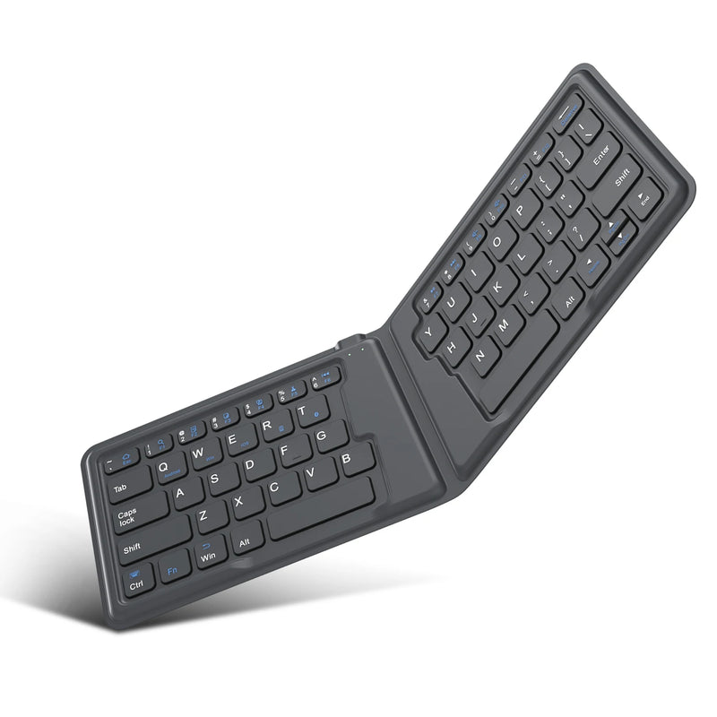 Moko-teclado dobrável universal, ultra-fino, portátil, sem fio, para ipad, iphone, ios, android e windows