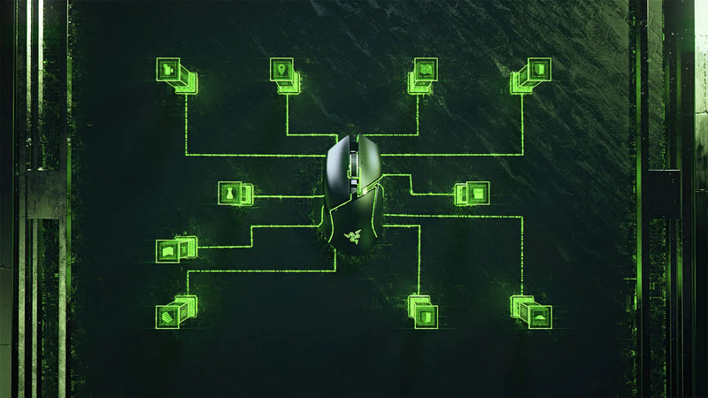 Mouse para jogos personalizável Razer Basilisk V3, botões macro, 11 zonas de iluminação Chroma RGB, 26000 DPI, 10 + 1