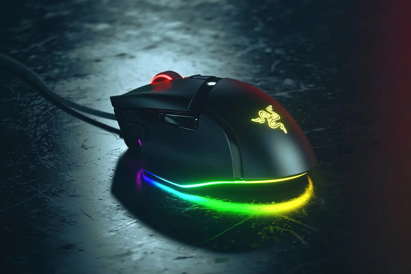 Mouse para jogos personalizável Razer Basilisk V3, botões macro, 11 zonas de iluminação Chroma RGB, 26000 DPI, 10 + 1