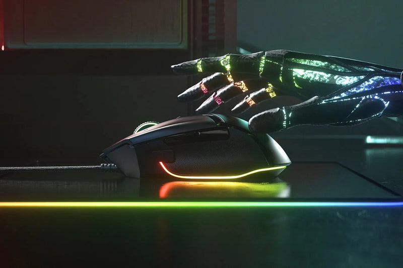 Mouse para jogos personalizável Razer Basilisk V3, botões macro, 11 zonas de iluminação Chroma RGB, 26000 DPI, 10 + 1