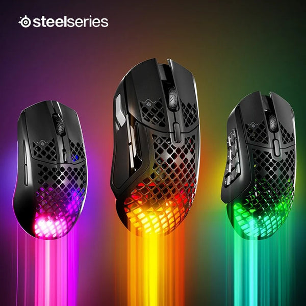 Mouse para jogos sem fio com programação de 9 teclas, Steelseries Aerox 5, leve, proteção IP54, 66g, 74g