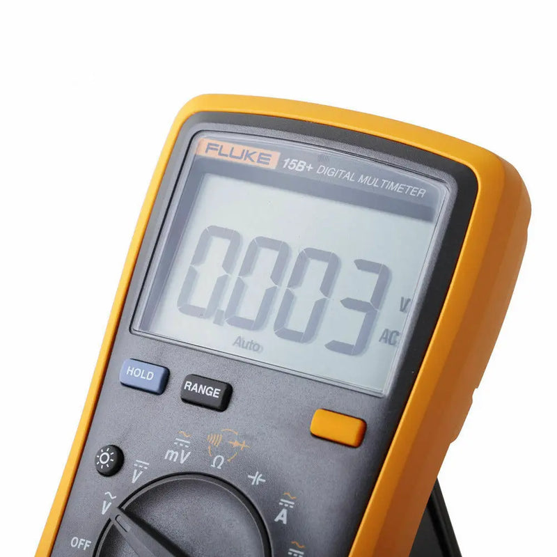 Multímetro Automático de Alcance Digital Fluke, Fluke 15B + Original, Testador de Tensão AC e Corrente DMM, Diodo DC R C