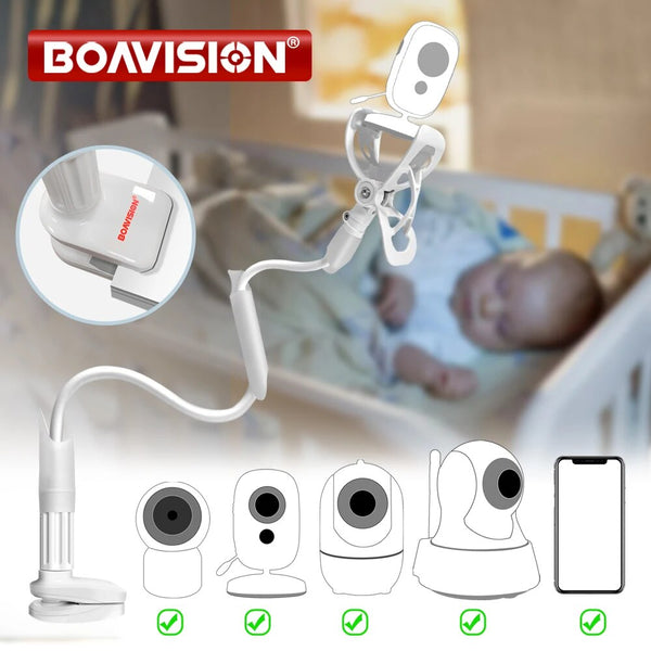 Multifuncional Universal Suporte Do Telefone, Suporte Do Braço Longo, Cama Preguiçoso Berço, Ajustável 85cm, Monitor Do Bebê, Montagem Na Parede, Câmera para Prateleira X5