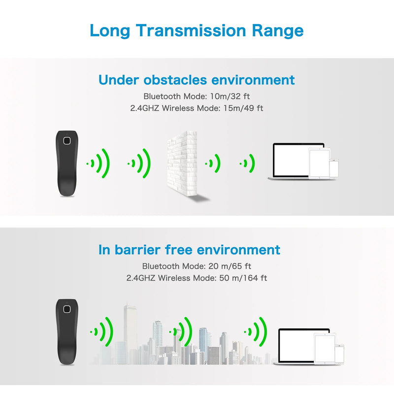 NETUM Scanner-scanner de código de barras 2d sem fio bluetooth, leitor qr de bolso com conexão bluetooth, pdpara pagamento móvel de vestuário e tabaco