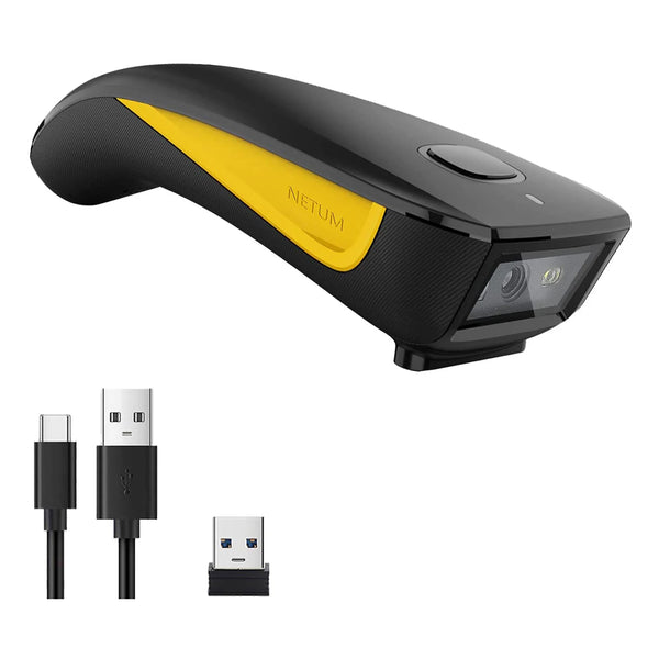 NETUM Scanner-scanner de código de barras 2d sem fio bluetooth, leitor qr de bolso com conexão bluetooth, pdpara pagamento móvel de vestuário e tabaco