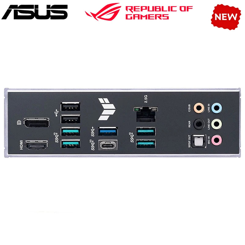 NOVA B760 Para ASUS TUF GAMING B760M-PLUS D4 LGA 1700 Motherboard Suporta CPU i3 i5 13400f B760 DDR4 12100f 12400f