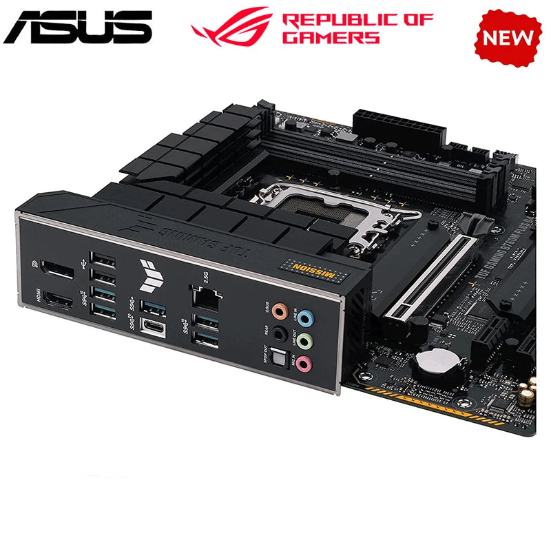 NOVA B760 Para ASUS TUF GAMING B760M-PLUS D4 LGA 1700 Motherboard Suporta CPU i3 i5 13400f B760 DDR4 12100f 12400f