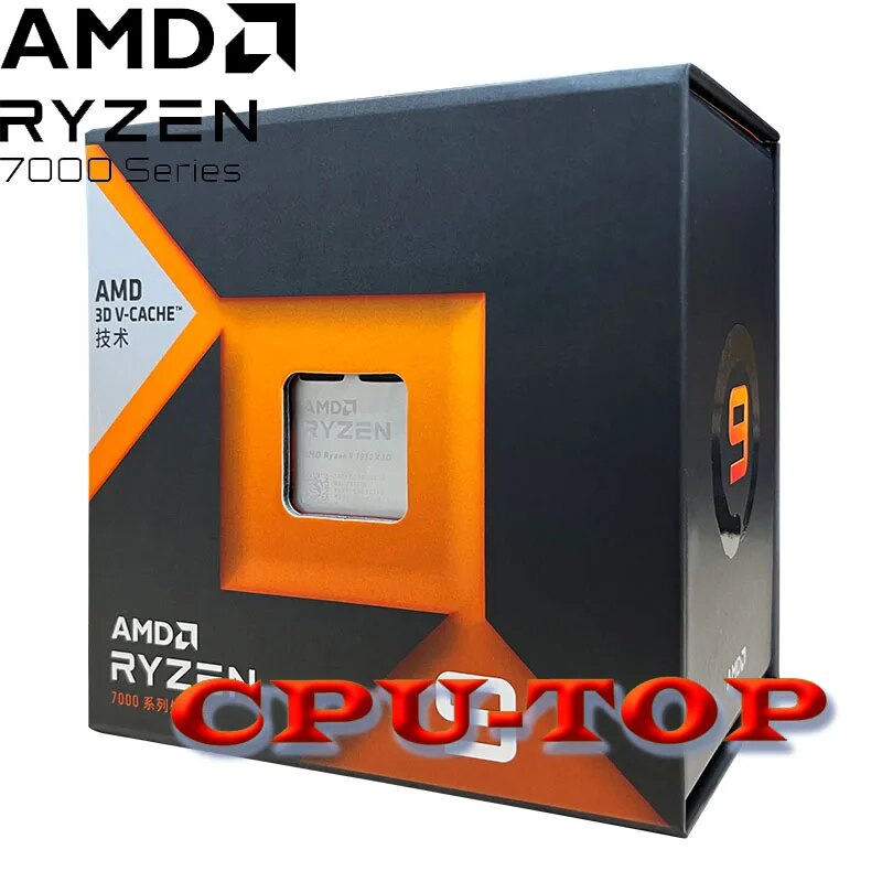 NOVA CAIXA AMD Ryzen 9 7950X3D CAIXA R9 7950X3D 4.2 GHz 16-Core 32-Thread Processador CPU 5NM 128M 100-100000908 Soquete AM5 Sem ventilador