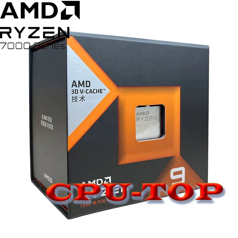 NOVA CAIXA AMD Ryzen 9 7950X3D CAIXA R9 7950X3D 4.2 GHz 16-Core 32-Thread Processador CPU 5NM 128M 100-100000908 Soquete AM5 Sem ventilador
