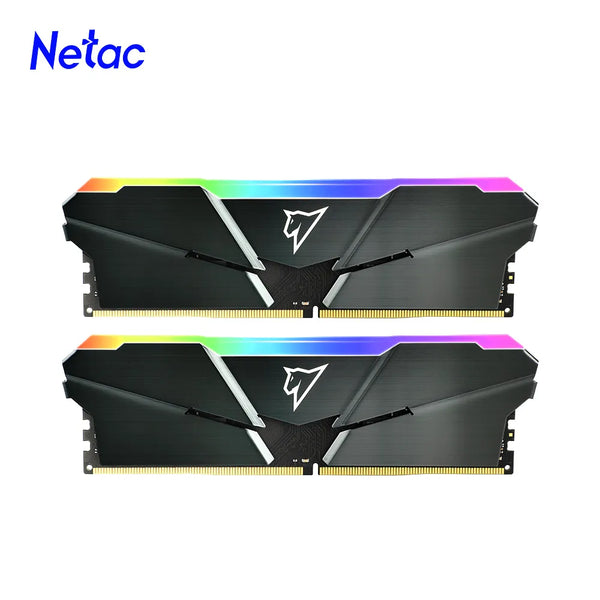 Netac memoria ram ddr4 rgb 8gbx2 16gbx2 3200mhz 3600mhz Canal duplo do dissipador de calor de memoria ddr4 udimm ram para a placamãe intel amd