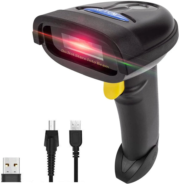 Netum-Barcode Scanner sem fio para pagamento móvel, 2D Bar Code Reader, Bluetooth, QR NT-1228BL, 2D