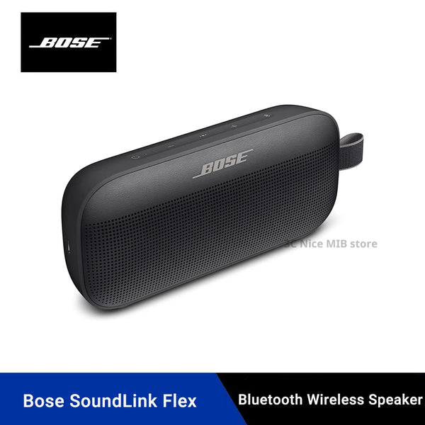 Novo Bose SoundLink Flex Bluetooth Wireless Speaker Alto-falantes portáteis impermeáveis com microfone para Trave ao ar livre