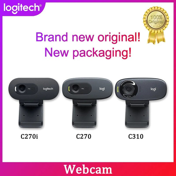 Novo original logitech c310 c270 c270i hd webcam 720p embutido micphone usb2.0 computador computador computador computador computador computador notebook câmera de vídeo conferência
