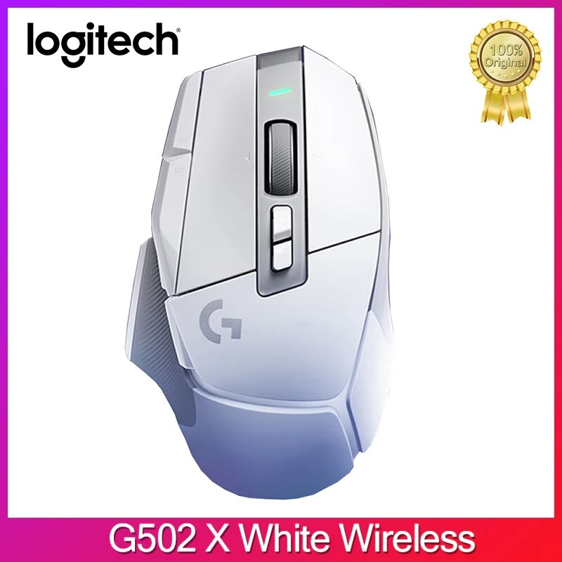 Novo original logitech g502 herói lightspeed sem fio gaming mouse sem fio 2.4ghz herói 16000dpi rgb adequado para e-esportes gamers
