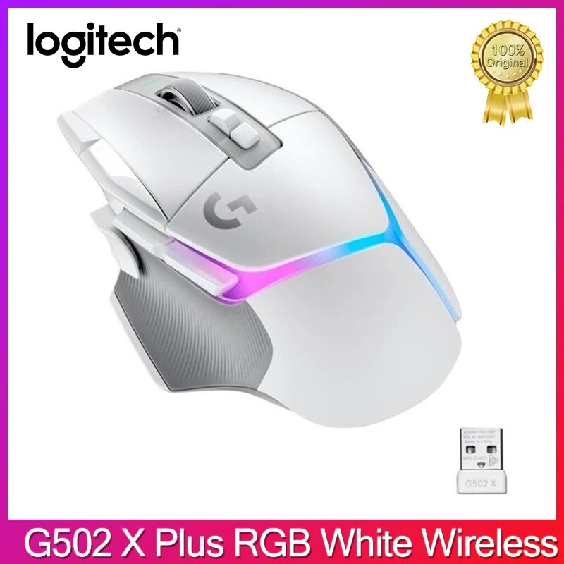 Novo original logitech g502 herói lightspeed sem fio gaming mouse sem fio 2.4ghz herói 16000dpi rgb adequado para e-esportes gamers